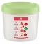 Pojemnik na produkty sypkie/do użytku w kuchence mikrofalowej Vitaline 0,8 L, jasno zielony matowy